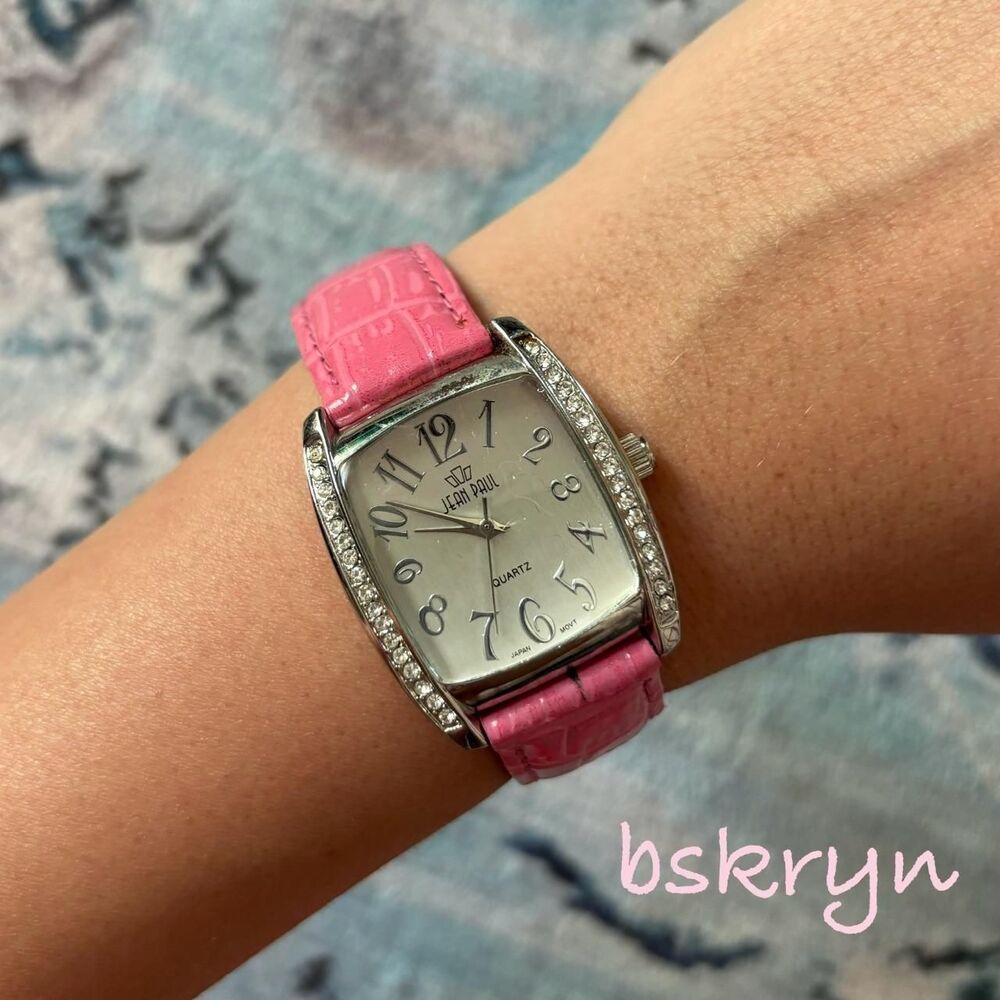 Unbranded Women's Pink and Silver Watch